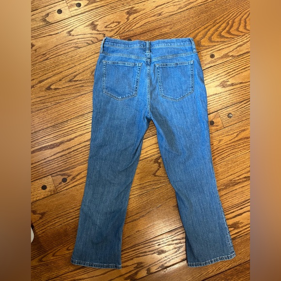 J. Crew Mid-Rise Cropped Flare Jeans Size 28 - Picture 4 of 5